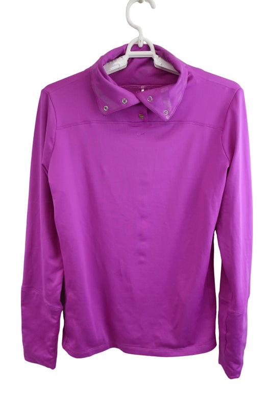 【美品】NIKE GOLF(ナイキゴルフ) ポロシャツ 紫 レディース M ゴルフ用品 2407-0340 中古