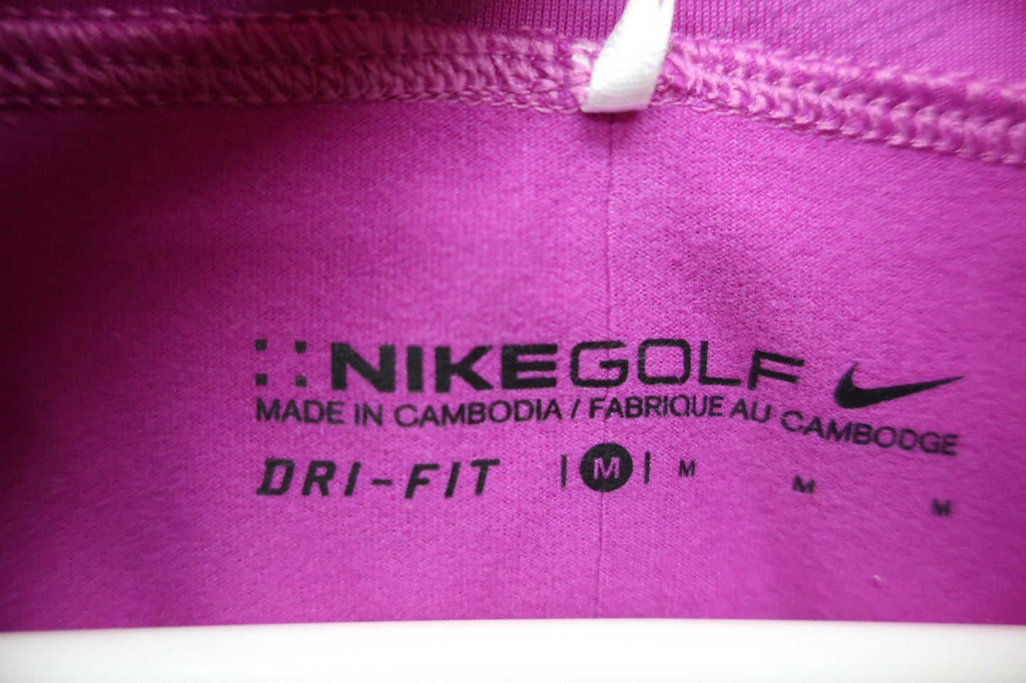 【美品】NIKE GOLF(ナイキゴルフ) ポロシャツ 紫 レディース M ゴルフ用品 2407-0340 中古