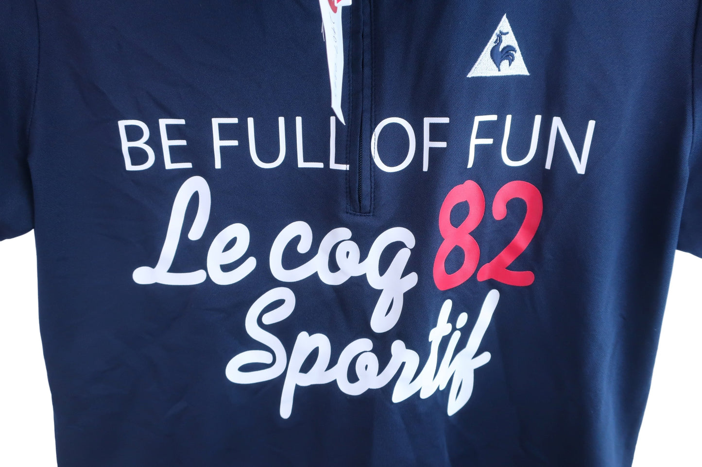 le coq sportif(ルコックスポルティフ) ハーフジップシャツ ネイビー レディース M A