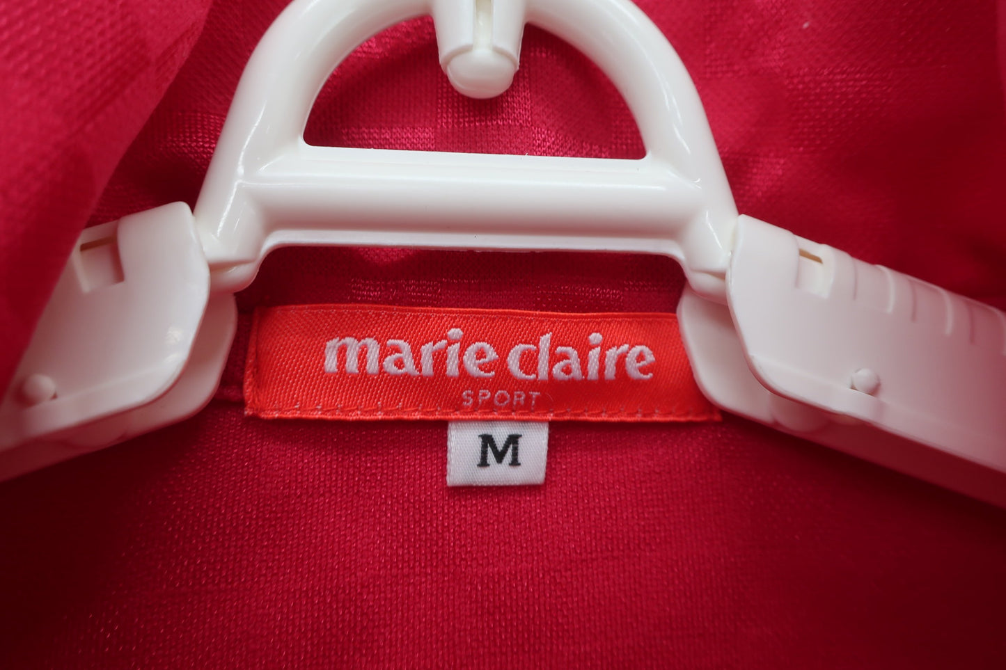 marie claire sport(マリ・クレール・スポーツ) ハーフジップシャツ ピンク レディース M A