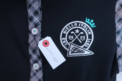 【美品】FILA GOLF(フィラゴルフ) ワンピース 黒 レディース M ゴルフ用品 2407-0433 中古