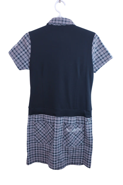 【美品】FILA GOLF(フィラゴルフ) ワンピース 黒 レディース M ゴルフ用品 2407-0433 中古