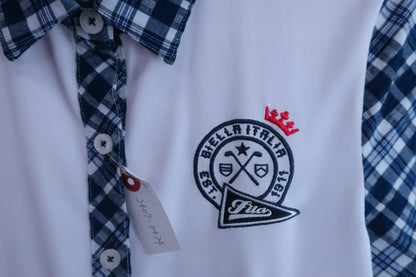 【美品】FILA GOLF(フィラゴルフ) ワンピース 白 レディース M ゴルフ用品 2407-0434 中古