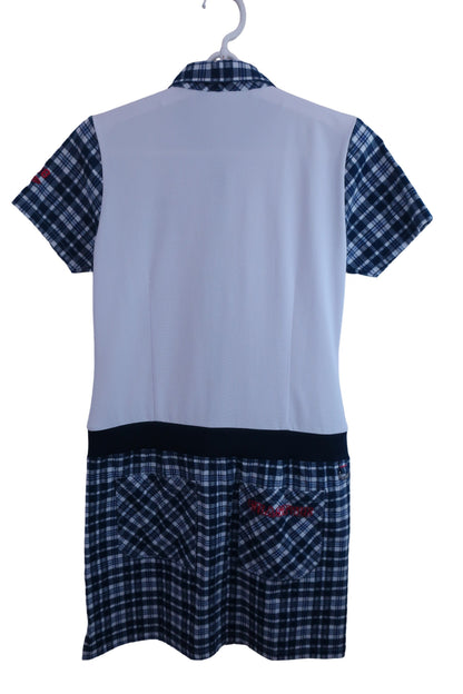 【美品】FILA GOLF(フィラゴルフ) ワンピース 白 レディース M ゴルフ用品 2407-0434 中古