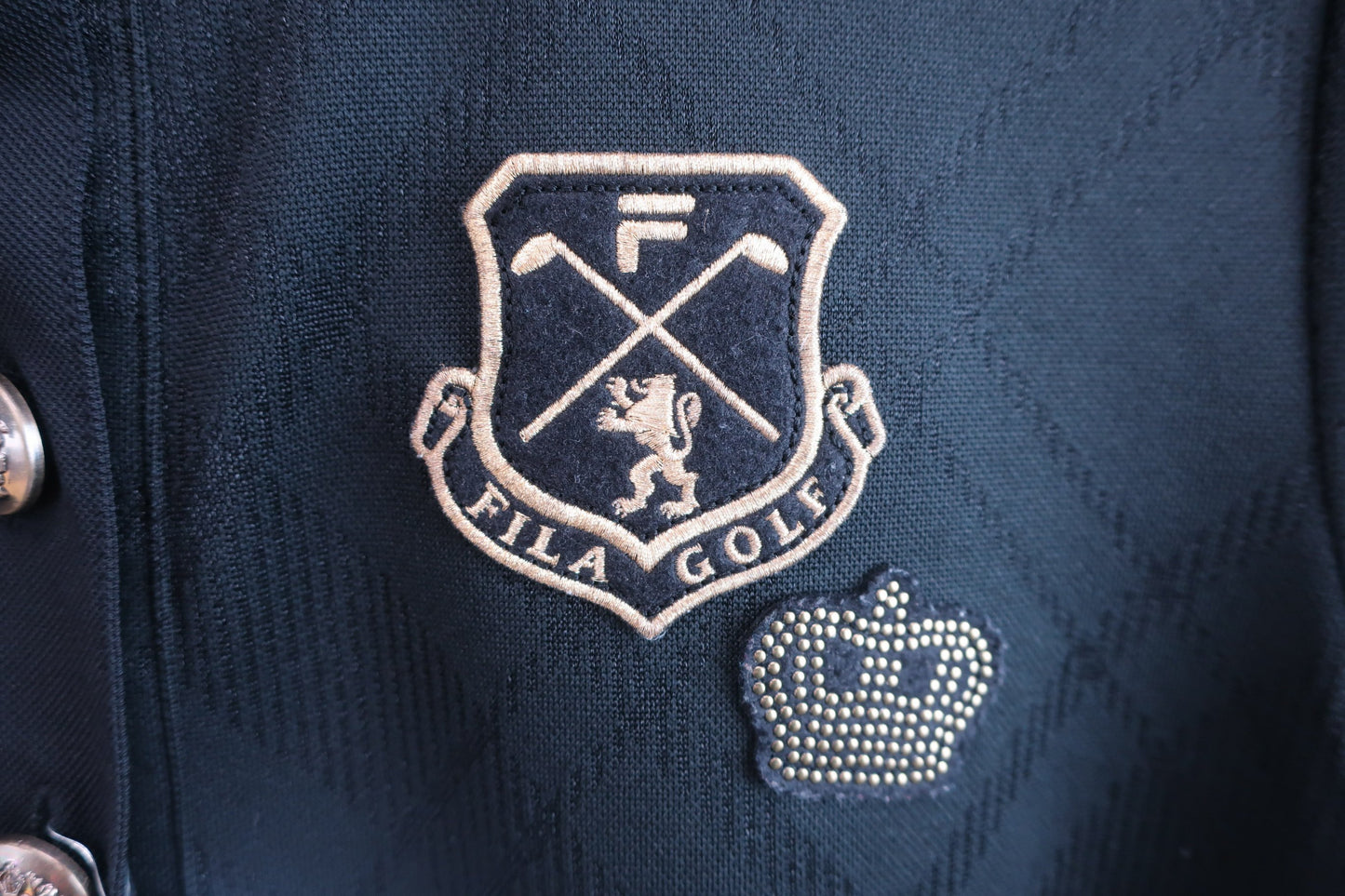 【美品】FILA GOLF(フィラゴルフ) ワンピース 黒 レディース L ゴルフ用品 2407-0435 中古