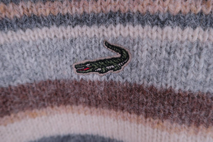 LACOSTE(ラコステ) セーター ベージュボーダー メンズ LL A-2