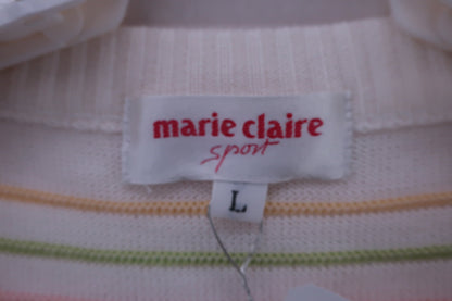 marie claire sport(マリ・クレール・スポーツ) ニットベスト 白 レディース L A