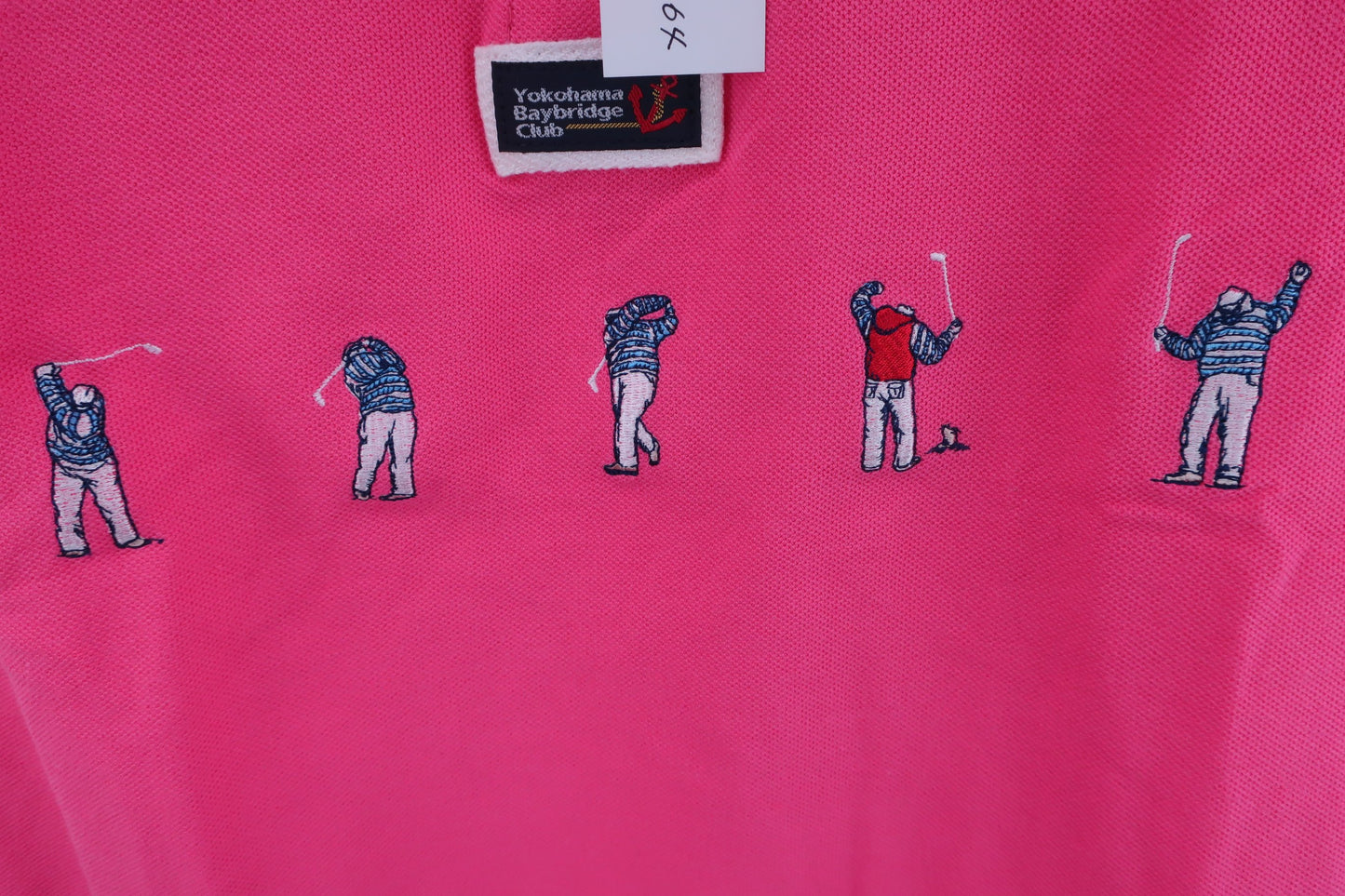 【美品】MARINE BOY ポロシャツ ピンク レディース L ゴルフ用品 2407-0464 中古