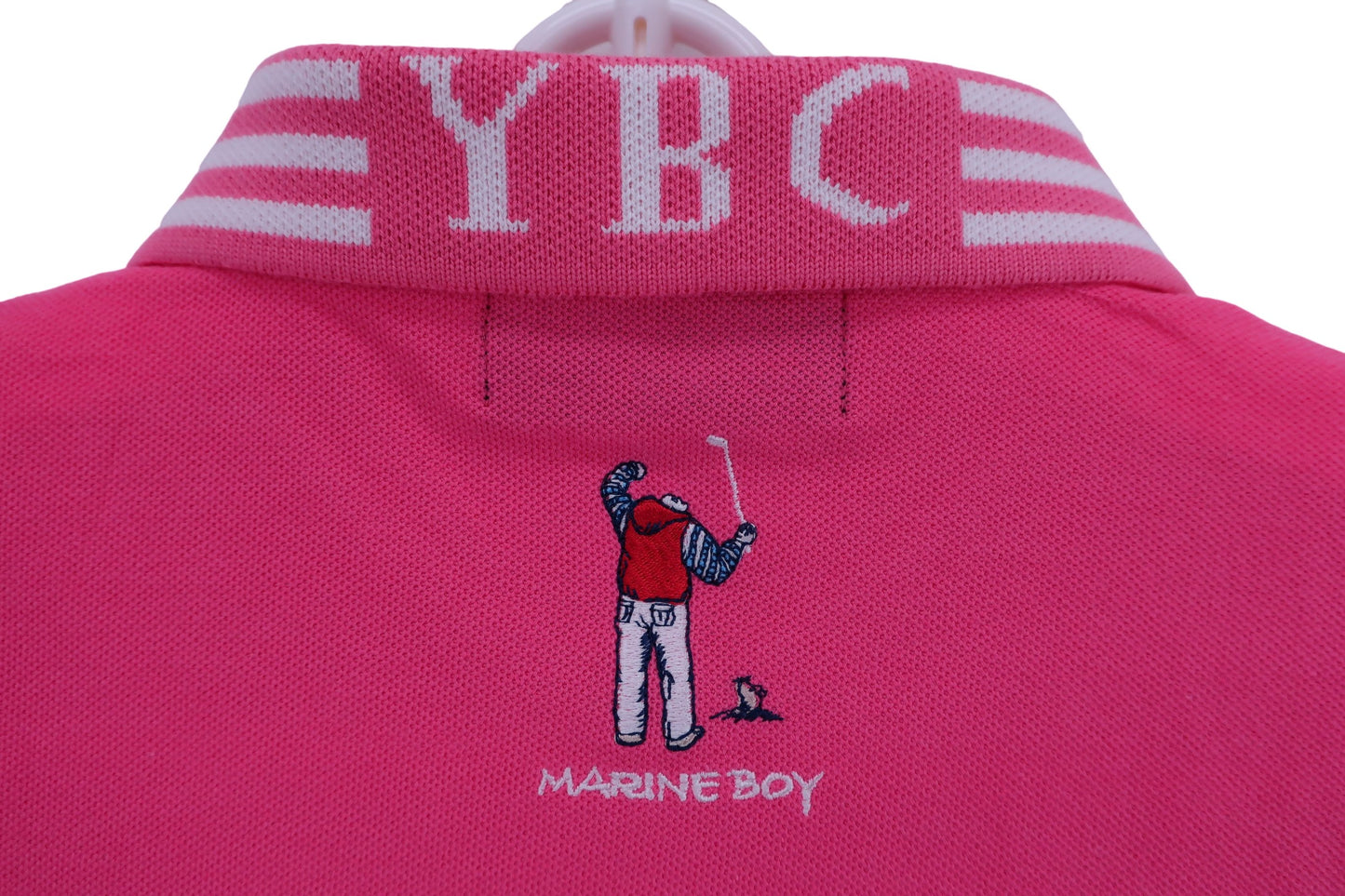 【美品】MARINE BOY ポロシャツ ピンク レディース L ゴルフ用品 2407-0464 中古
