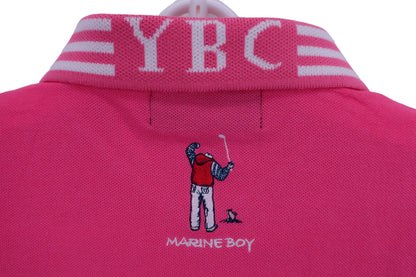 【美品】MARINE BOY ポロシャツ ピンク レディース L ゴルフ用品 2407-0464 中古