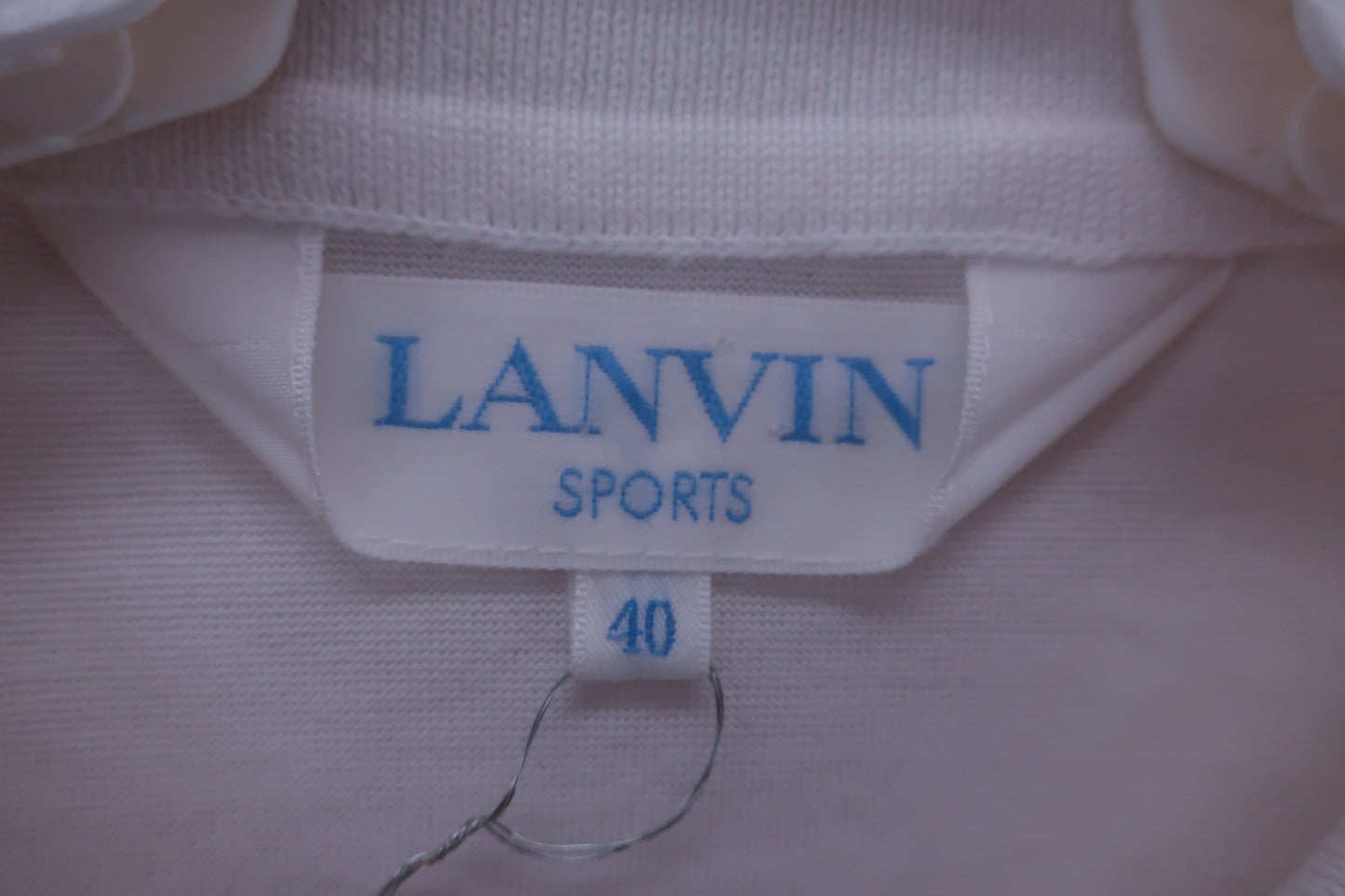 LANVIN SPORT(ランバンスポーツ) ポロシャツ 白 レディース 40 A