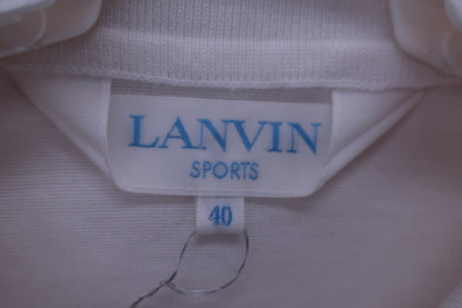 LANVIN SPORT(ランバンスポーツ) ポロシャツ 白 レディース 40 A