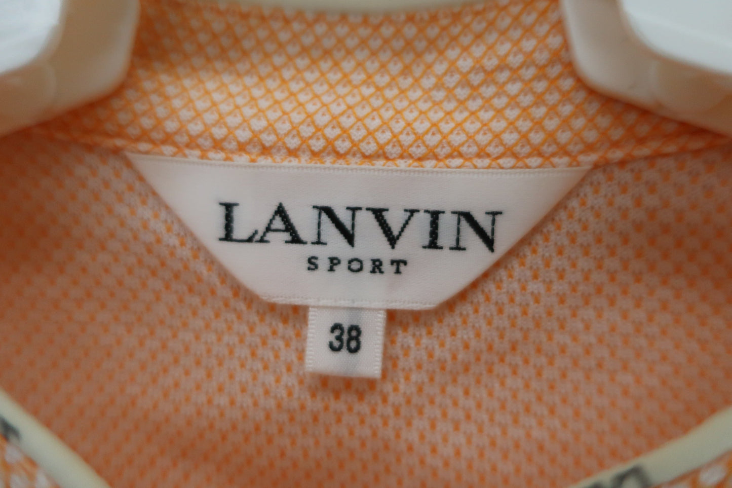 LANVIN SPORT(ランバンスポーツ) ハーフジップシャツ オレンジ レディース 38 A