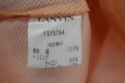 LANVIN SPORT(ランバンスポーツ) ハーフジップシャツ オレンジ レディース 38 A