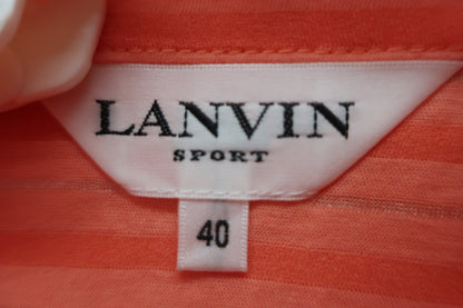 LANVIN SPORT(ランバンスポーツ) 長袖ハーフジップシャツ ピンク レディース 40 A