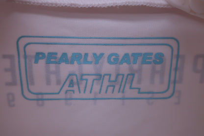 PEARLY GATES(パーリーゲイツ) ハイネックシャツ 白青 レディース 0 055-166100 A