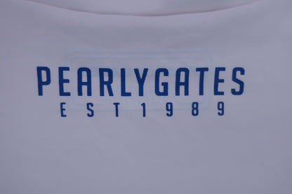 PEARLY GATES(パーリーゲイツ) ハイネックシャツ 白青 レディース 0 055-166100 A