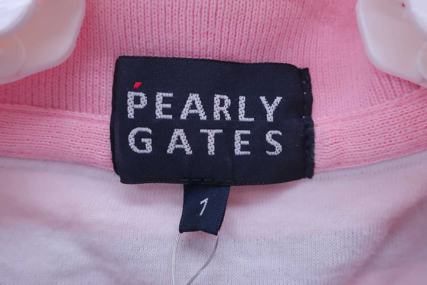 PEARLY GATES(パーリーゲイツ) ポロシャツ ピンク青ボーダー レディース 1 055-160338 B