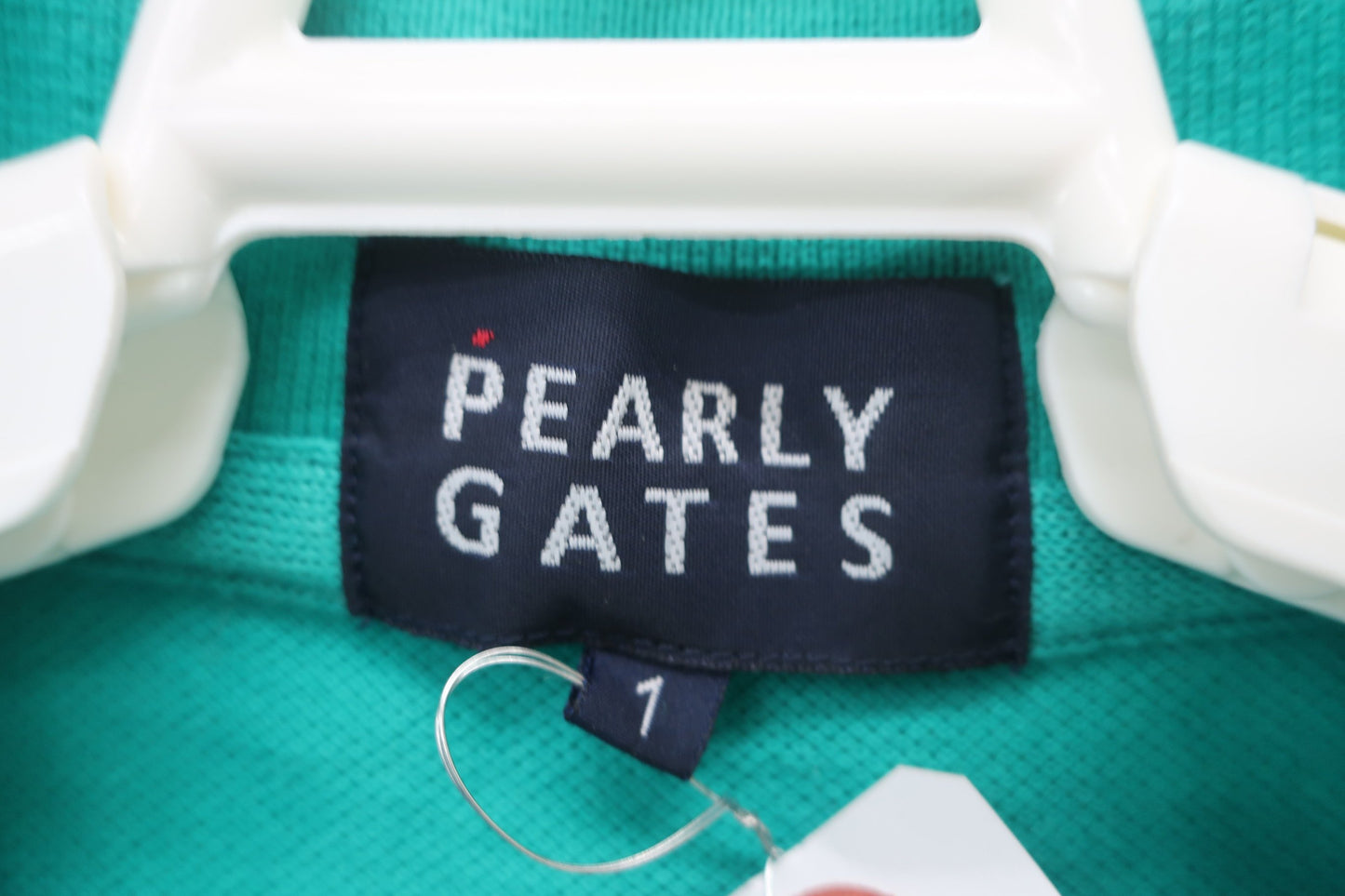 【美品】PEARLY GATES(パーリーゲイツ) ポロシャツ 緑 レディース 1 055-960156 ゴルフ用品 2407-0560 中古