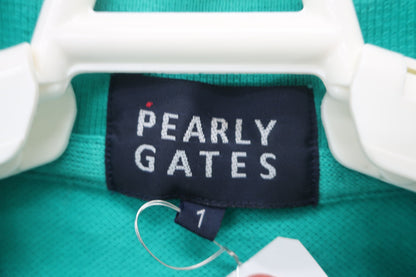 【美品】PEARLY GATES(パーリーゲイツ) ポロシャツ 緑 レディース 1 055-960156 ゴルフ用品 2407-0560 中古