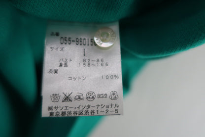 【美品】PEARLY GATES(パーリーゲイツ) ポロシャツ 緑 レディース 1 055-960156 ゴルフ用品 2407-0560 中古
