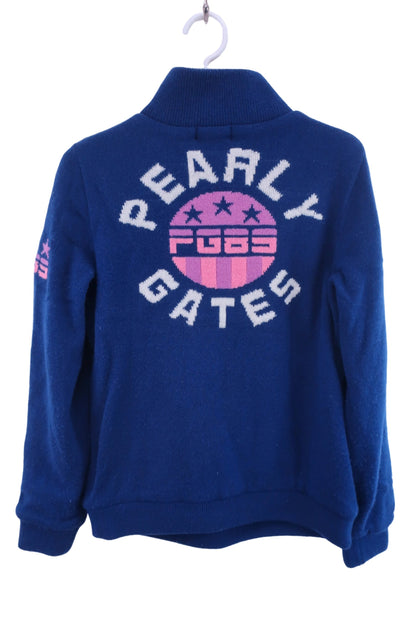 PEARLY GATES(パーリーゲイツ) ハーフジップセーター 青 レディース 1 055-174016 A