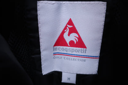 le coq sportif(ルコックスポルティフ) 半袖ウィンドブレーカー 黒ピンク レディース M A