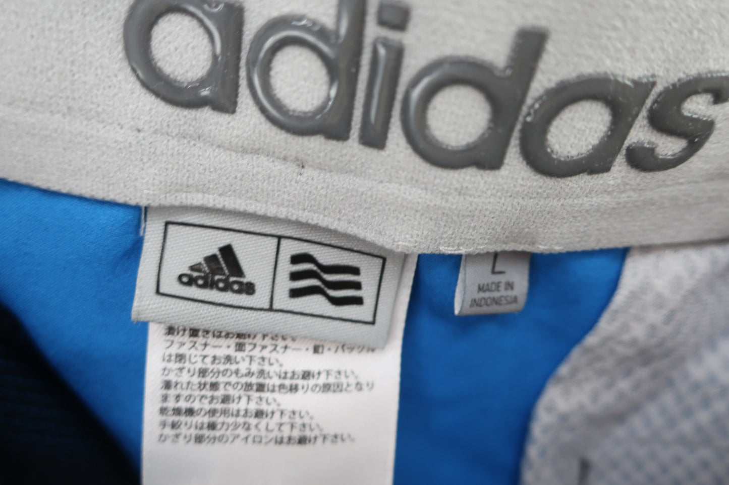 adidas(アディダス) ハーフパンツ 青黒チェック メンズ L A