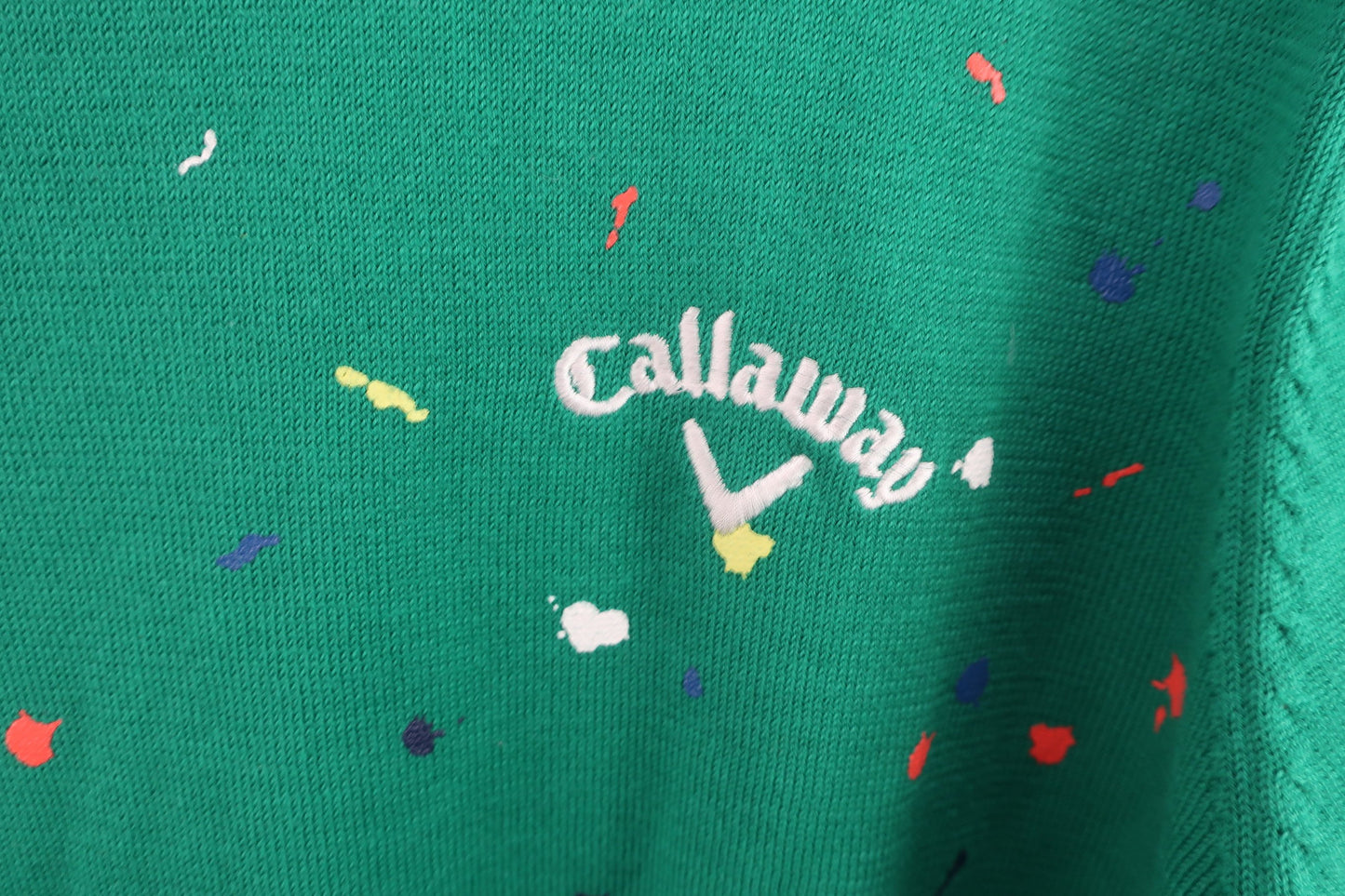 【美品】Callaway(キャロウェイ) セーター 緑 メンズ LL ゴルフ用品 2408-0061 中古