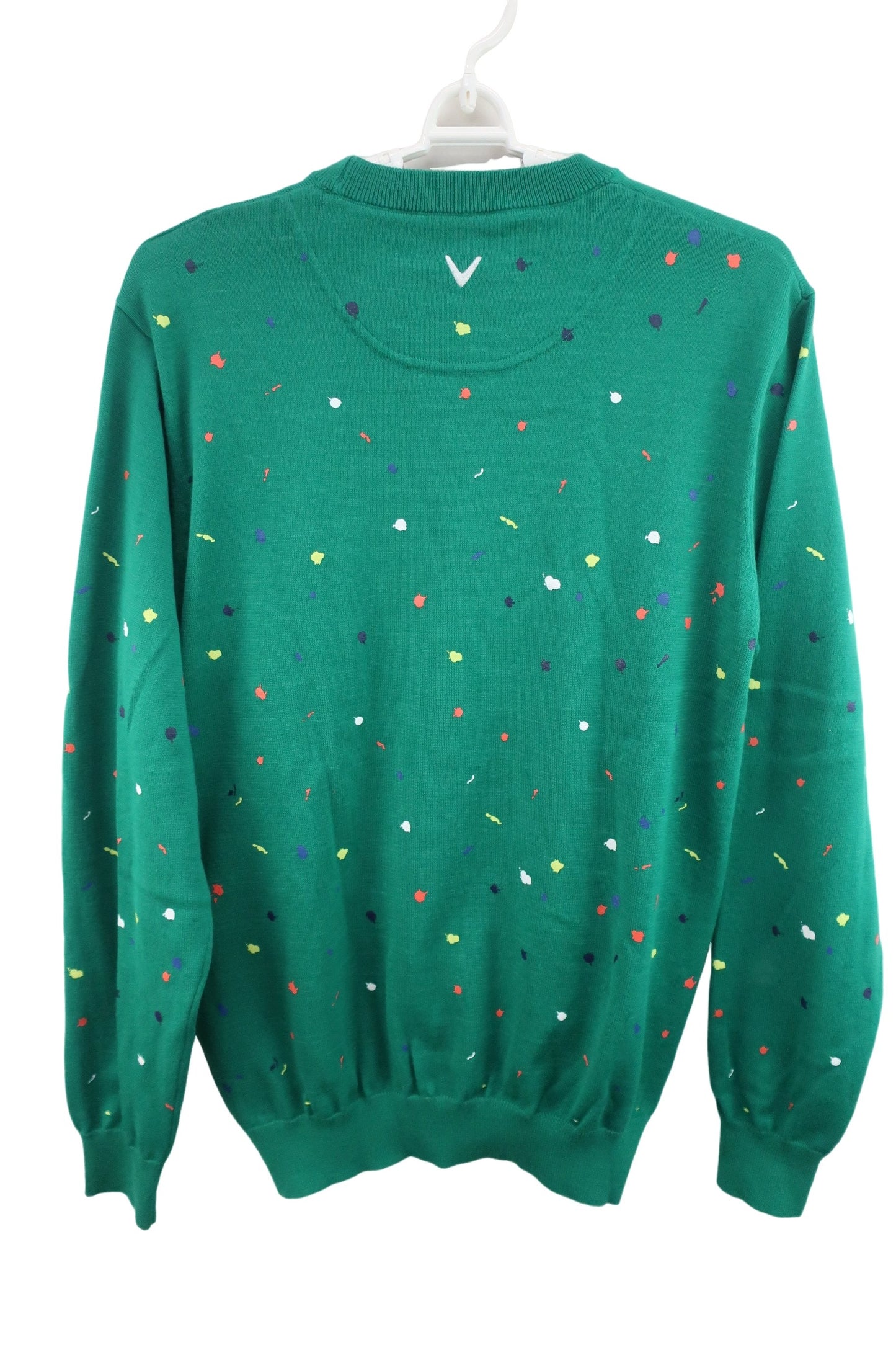 【美品】Callaway(キャロウェイ) セーター 緑 メンズ LL ゴルフ用品 2408-0061 中古