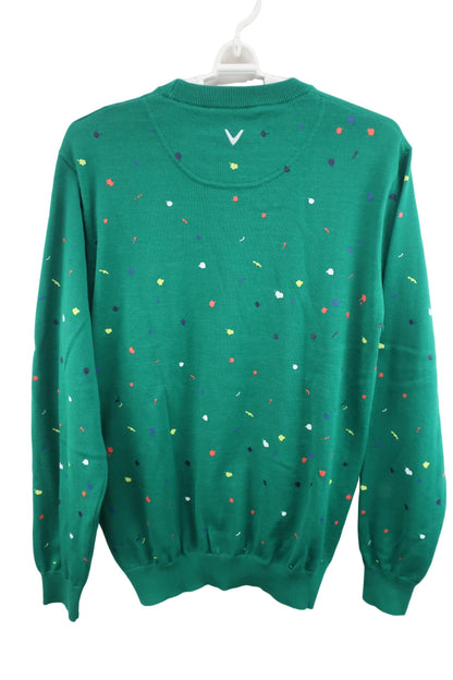 【美品】Callaway(キャロウェイ) セーター 緑 メンズ LL ゴルフ用品 2408-0061 中古
