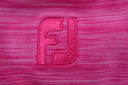【美品】FOOTJOY(フットジョイ) ポロシャツ ピンク レディース L ゴルフ用品 2408-0071 中古