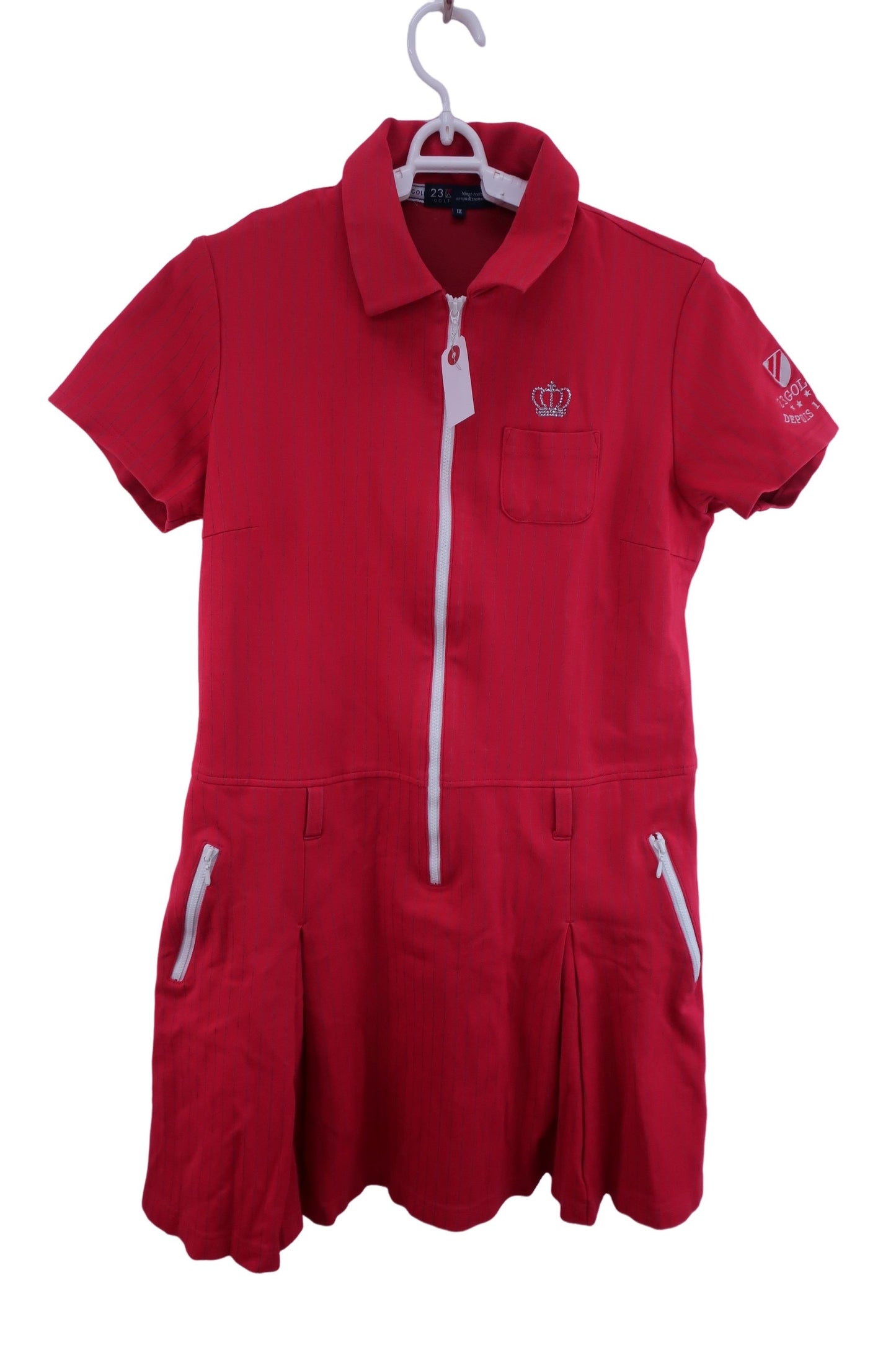 【美品】23区 GOLF(23区ゴルフ) ワンピース 赤 レディース ? ゴルフ用品 2408-0078 中古