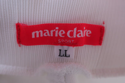 marie claire sport(マリ・クレール・スポーツ) パンツ 白 レディース LL A