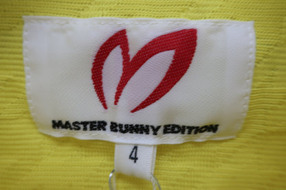 MASTER BUNNY EDITION(マスターバニーエディション) ポロシャツ 黄色 メンズ 4 758-2160505 N