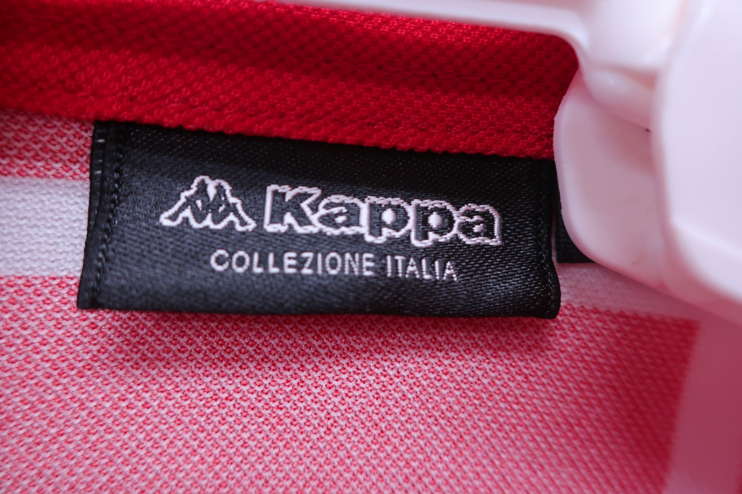【美品】Kappa(カッパ) ポロシャツ 赤白 レディース S ゴルフ用品 2408-0100 中古