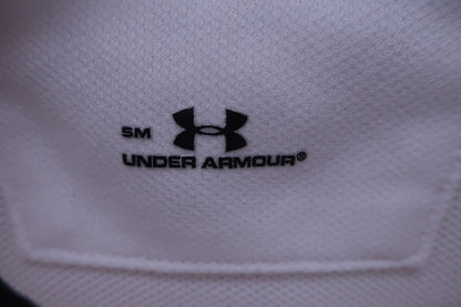 【美品】UNDER ARMOUR(アンダーアーマー) ポロシャツ 白 レディース SM ゴルフ用品 2408-0101 中古