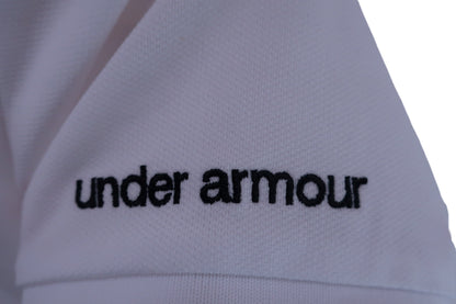 【美品】UNDER ARMOUR(アンダーアーマー) ポロシャツ 白 レディース SM ゴルフ用品 2408-0101 中古