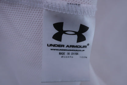 【美品】UNDER ARMOUR(アンダーアーマー) ポロシャツ 白 レディース SM ゴルフ用品 2408-0101 中古