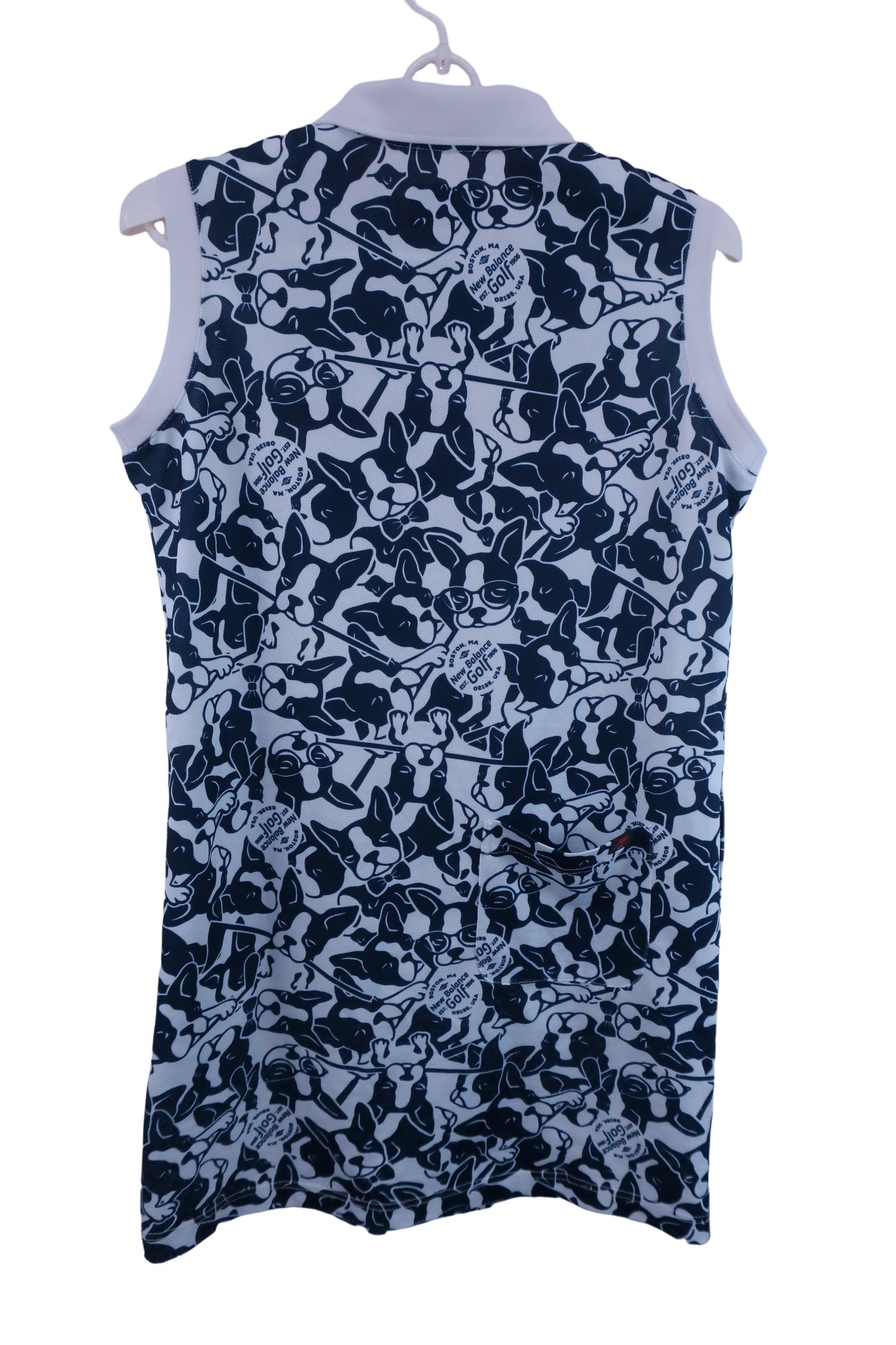 New Balance golf(ニューバランスゴルフ) ワンピース 白ネイビーパグ柄 レディース 0 012-9124502 A