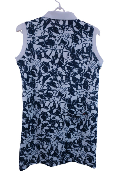 New Balance golf(ニューバランスゴルフ) ワンピース 白ネイビーパグ柄 レディース 0 012-9124502 A