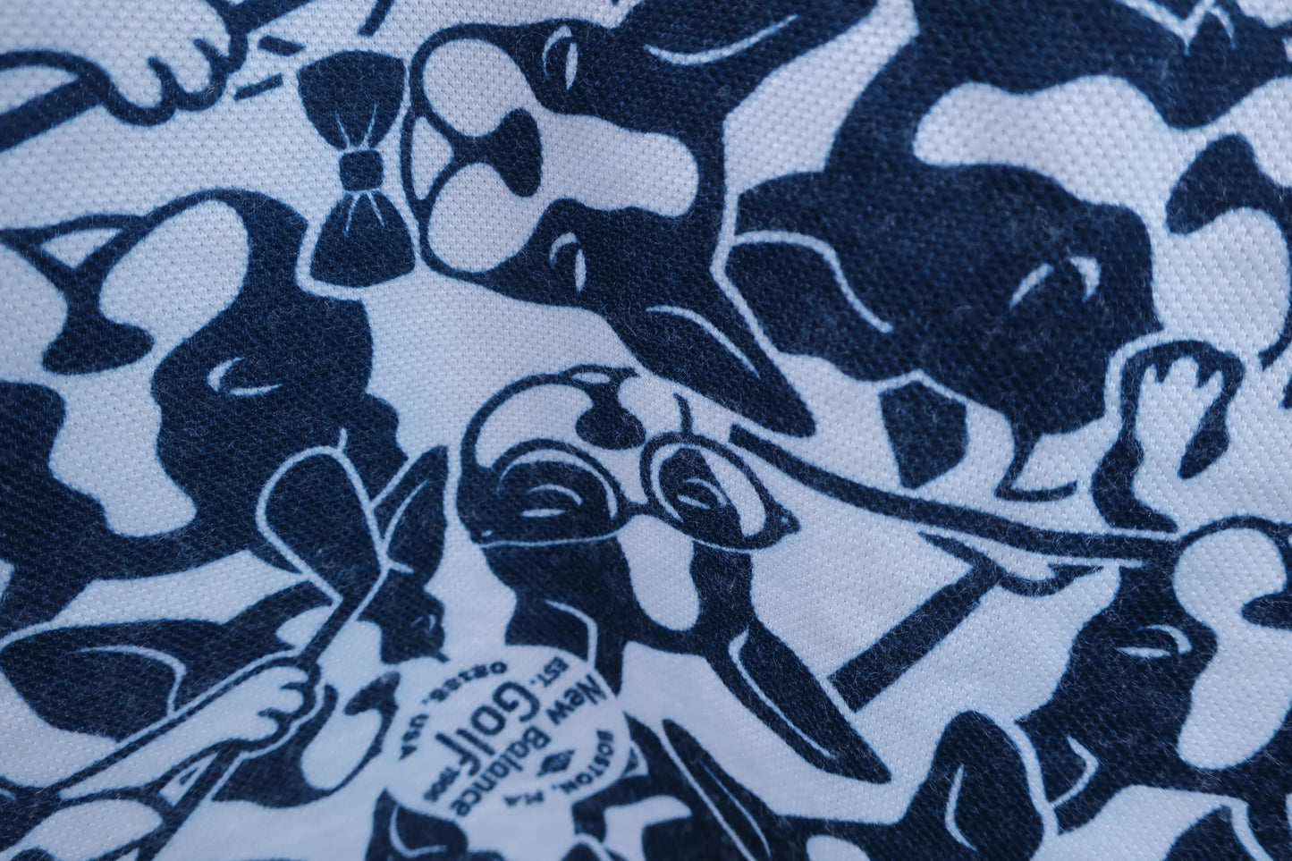 New Balance golf(ニューバランスゴルフ) ワンピース 白ネイビーパグ柄 レディース 0 012-9124502 A