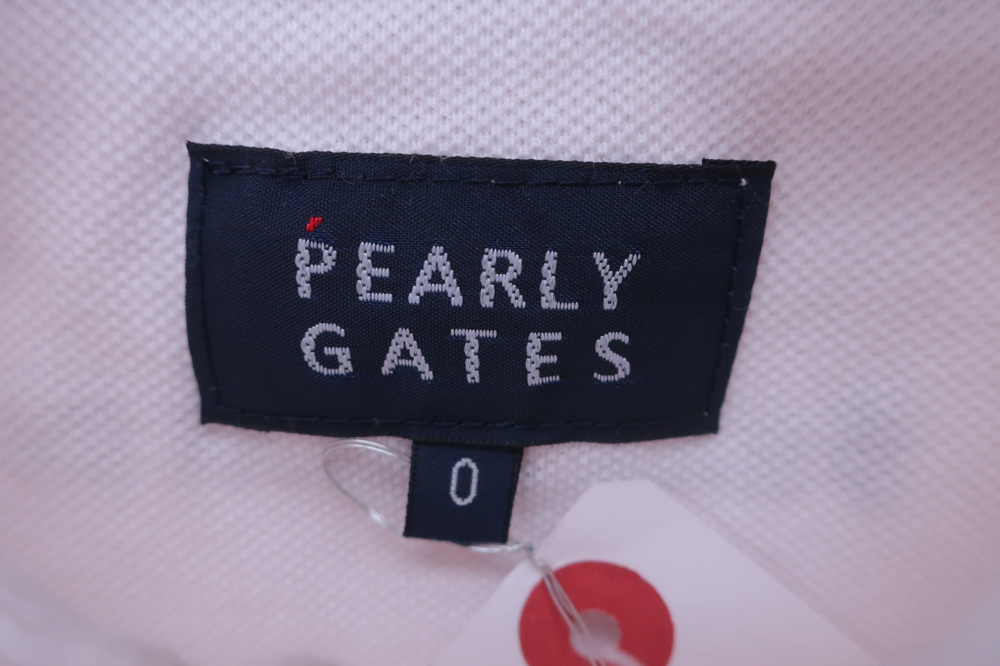 PEARLY GATES(パーリーゲイツ) ポロシャツ 白 レディース 0 055-9160306 B