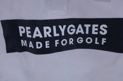 PEARLY GATES(パーリーゲイツ) ポロシャツ 白 レディース 0 055-1260002 B