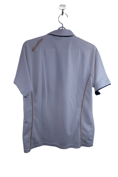【美品】MIZUNO(ミズノ) ポロシャツ 白 レディース O ゴルフ用品 2408-0126 中古