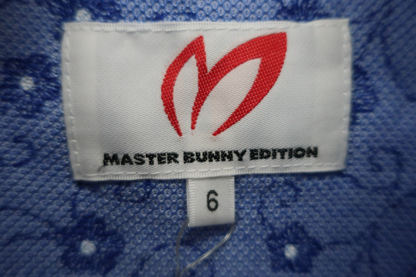 MASTER BUNNY EDITION(マスターバニーエディション) ポロシャツ 青花柄 メンズ 6 158-8160501 B