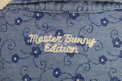 MASTER BUNNY EDITION(マスターバニーエディション) ポロシャツ 青花柄 メンズ 6 158-8160501 B