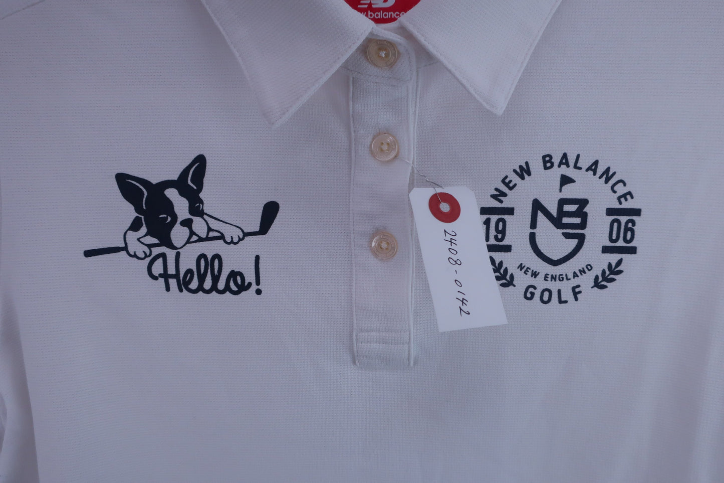 New Balance golf(ニューバランスゴルフ) ポロシャツ 白 レディース 2 012-7168506 A