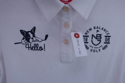 New Balance golf(ニューバランスゴルフ) ポロシャツ 白 レディース 2 012-7168506 A