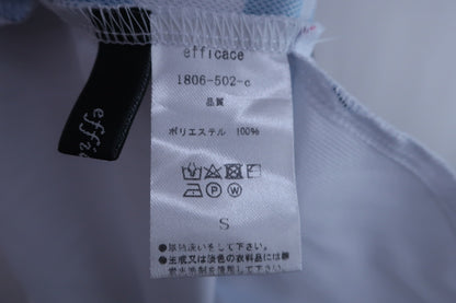 【美品】efficace(エフィカス) ワンピース 白紺 レディース S ゴルフ用品 2408-0144 中古